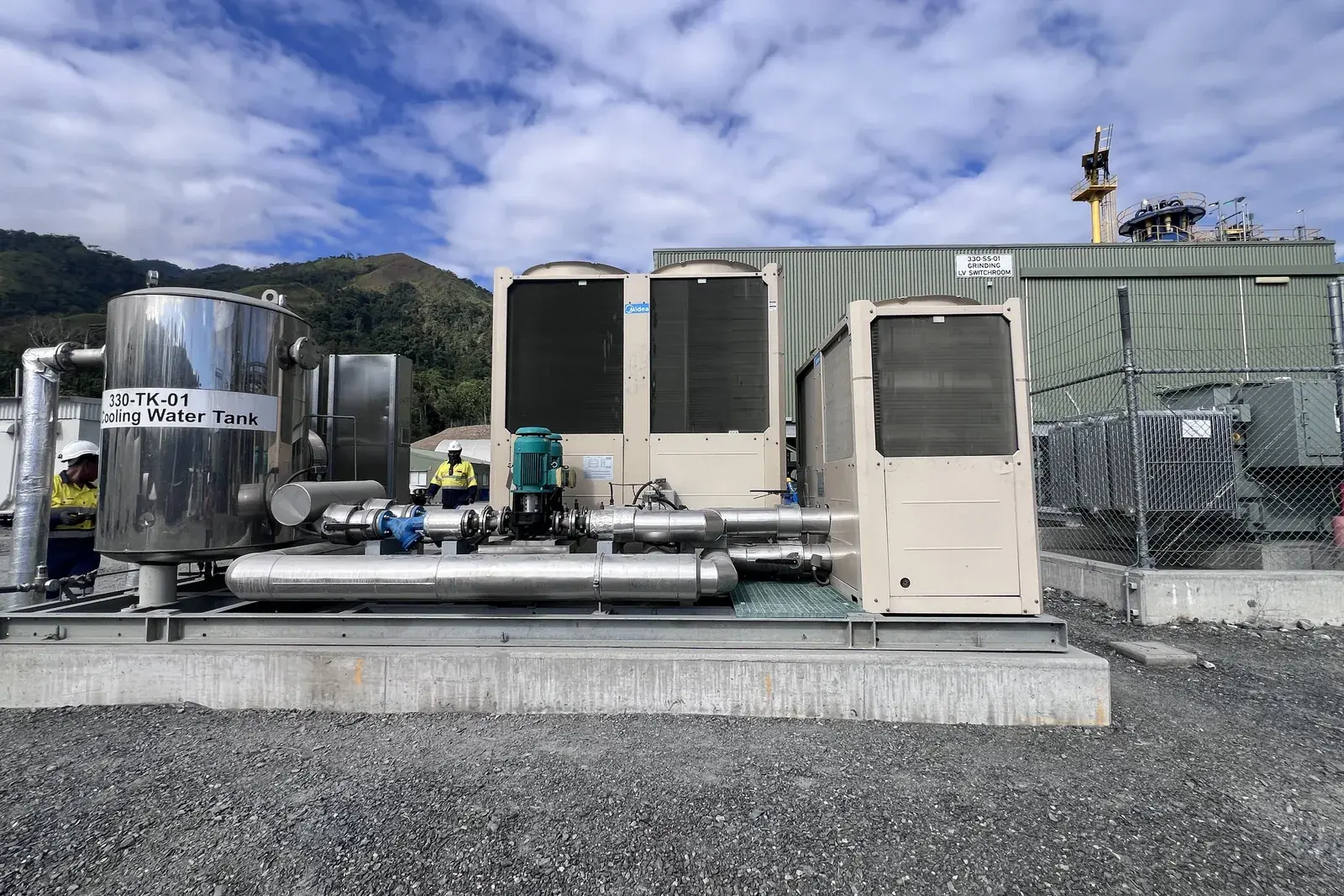 Midea chiller service and warranty plant room